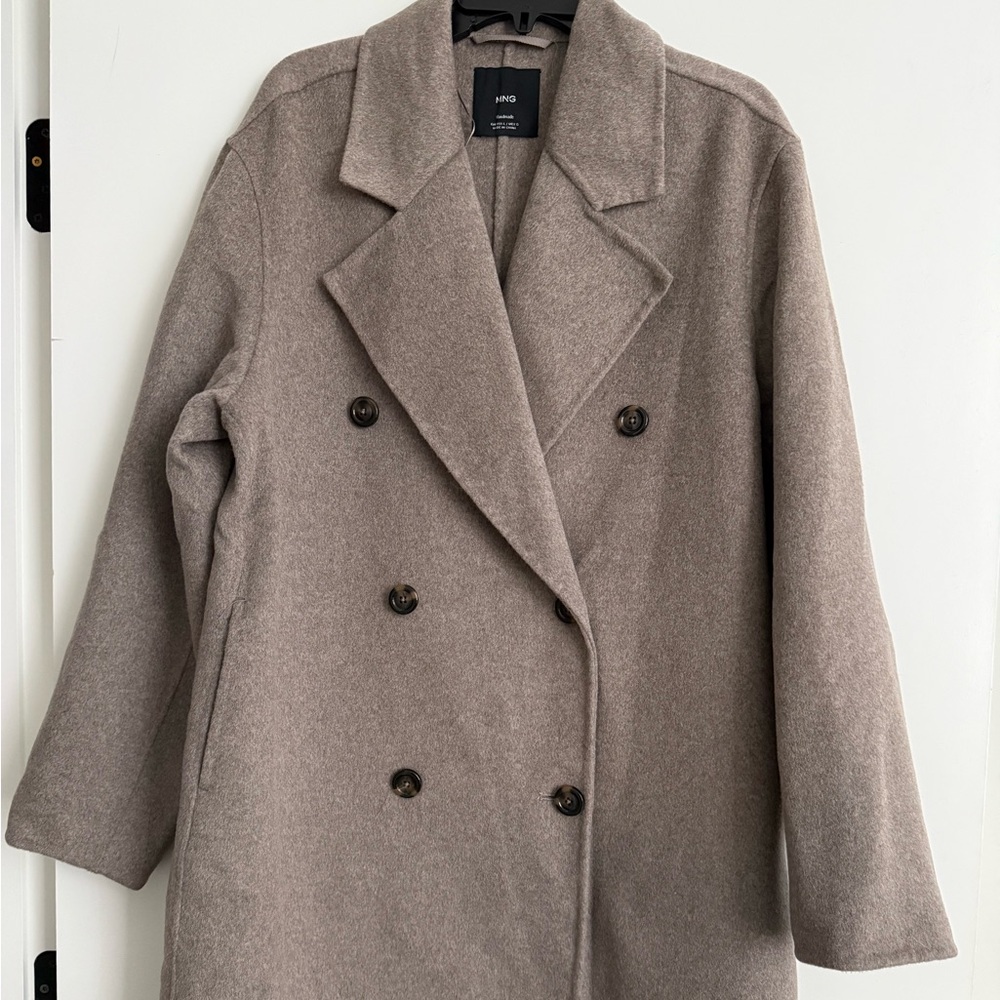 Mango Women's Handmade Oversized Wool Coat L
